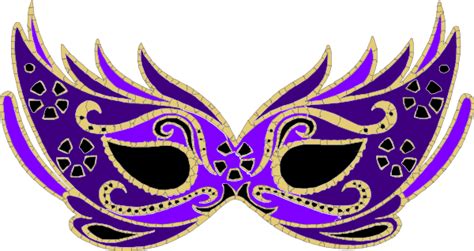 Purple Masquerade Mask Clip Art at Clker.com - vector clip art online ...