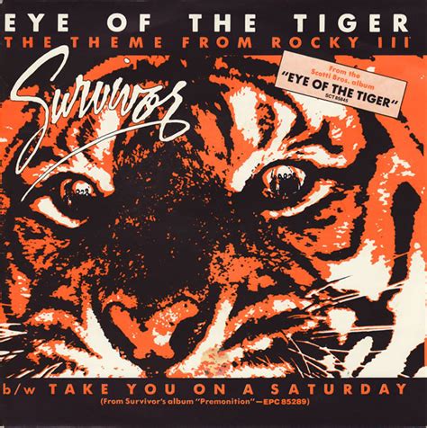 Survivor - Eye Of The Tiger (1982, Vinyl) | Discogs