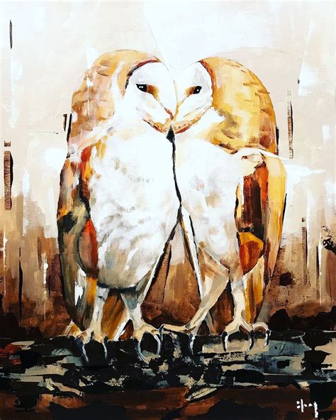 Two owls. Acrylics on wood. 30x40cm. Sold. Painting Inspiration, Acrylics, Owls, Birds, Art, Art ...