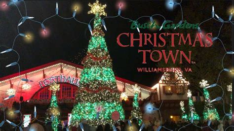 Our First Visit to Busch Gardens Williamsburg Christmas Town 2019 - Lights, Tree Maze, Merch ...