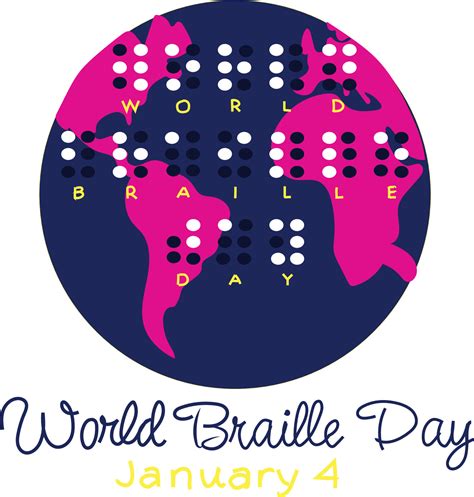 January 4 is World Braille Day vector illustration 16746561 Vector Art ...