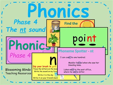 Phonics phase 4 - The 'nt' sound - Consonant blends | Teaching Resources