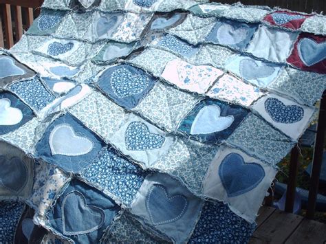 HPIM0914.JPG (image) | Blue jean quilts, Jean quilt, Rag quilt