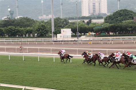 Sha Tin Racecourse, Located in Sha Tin in the New Territories. 11 July ...