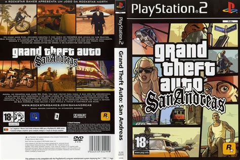 Grand Theft Auto: San Andreas PS2 Cover Art - Portugal : Rockstar Games : Free Download, Borrow ...