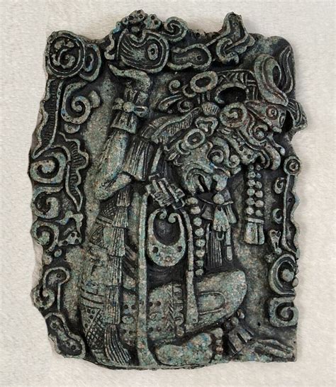 History Aztec Maya Itzamna Artifact Carved Sculpture Statue - Etsy