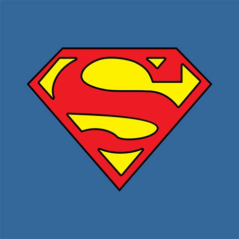 Superman logo vector free download 20109173 Vector Art at Vecteezy