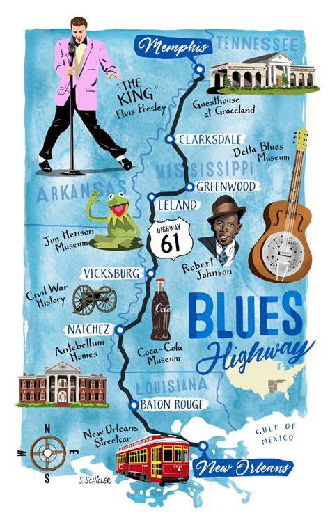 Blues Highway, Memphis to New Orleans | The Guest House at Graceland