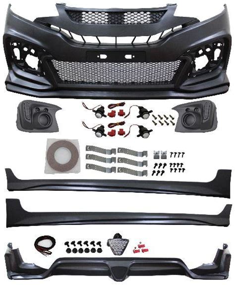 Honda Jazz New Mugen RR Sports Style Body Kit (Premium Car Accessories ...