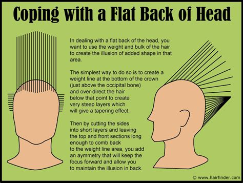 Hairstyles for men with a flat back of the head