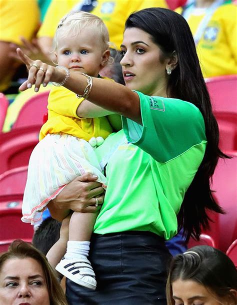 Alisson Becker wife: Natalia Loewe looks nervous ahead of Brazil vs ...