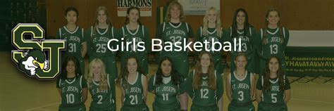 Girls Basketball – Saint Joseph Catholic High School