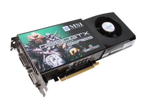 MSI GeForce GTX 280 DirectX 10 N280GTX-T2D1G OC 1GB 512-Bit GDDR3 PCI ...