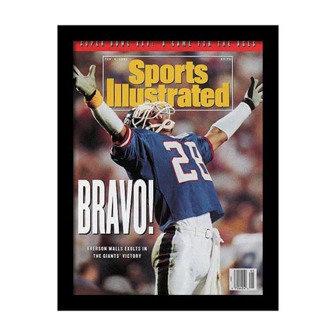 New York Giants Everson Walls, Super Bowl Xxv Sports Illustrated Cover ...