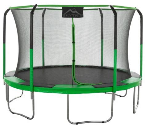 15 FT Round Trampoline Set with Premium Top-Ring Flex Frame Safety Enclosure System, Round 15 ft ...