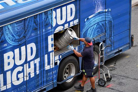 Bud Light Beer Delivery Truck Stock Photo - Download Image Now - iStock