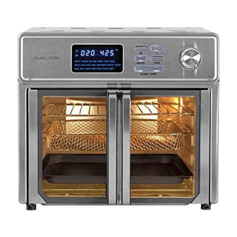 Kalorik AFO 46045 SS 26 QT Digital Maxx Air Fryer Oven, Roaster, Broiler, Rotisserie, Dehydrator ...