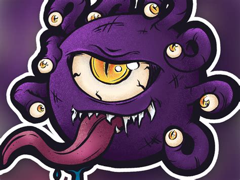 D&D Beholder by Jackie (Allebach) Cisneros on Dribbble