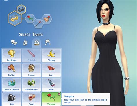 Mod The Sims - Vampire Trait