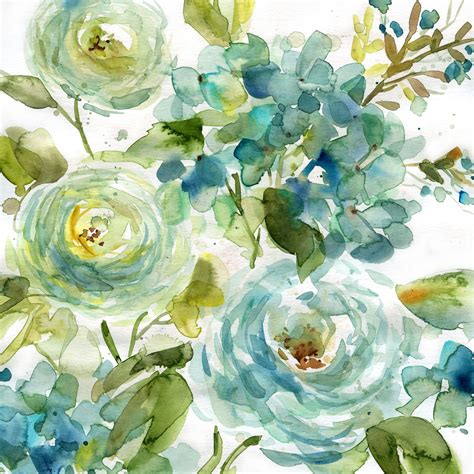 Watercolor Abstract Flowers Wallpapers