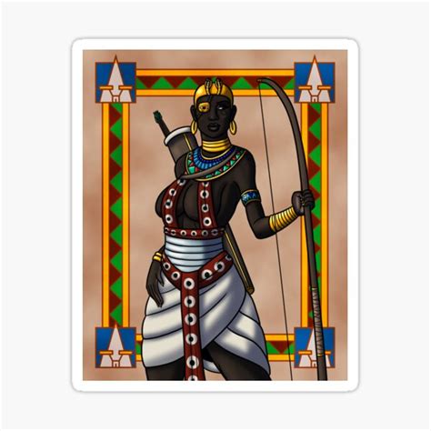 "Amanirenas" Sticker for Sale by Tyrannohotep | Redbubble