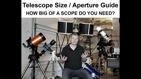 Telescope Size / Aperture Guide - How big of a telescope do you need for visual ...