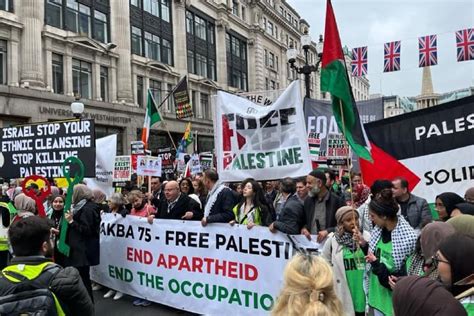 London protest demands free Palestine 75 years after Nakba