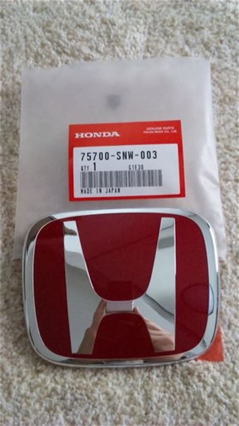 Honda H Red Emblem(id:3403911). Buy China HONDA H RED EMBLEM - EC21