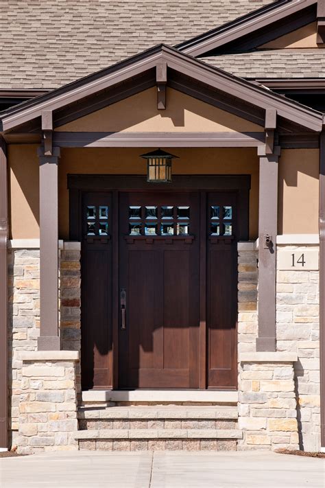 Craftsman Front Door | Craftsman Style Custom Front Entry Wood Door Door Gallery, In-Stock and ...