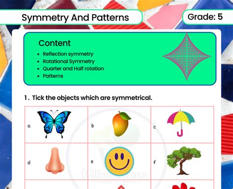 Symmetry Worksheet - Teach On - Worksheets Library