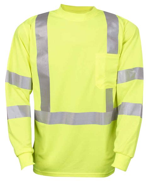 Safety T-Shirt, Spv511XL Long Sleeve Hi-Vis Large - Work/Safety Apparel & Equipment - The Home ...