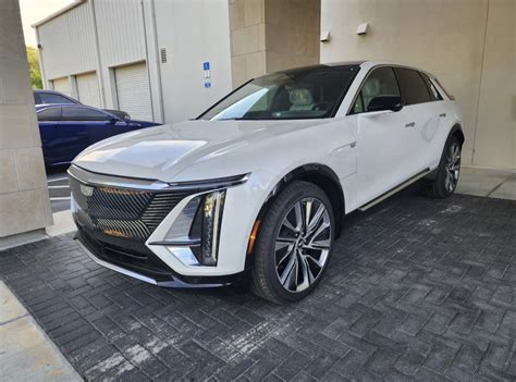 Crystal White 2023 Cadillac Lyriq Debut Edition A Rare Build