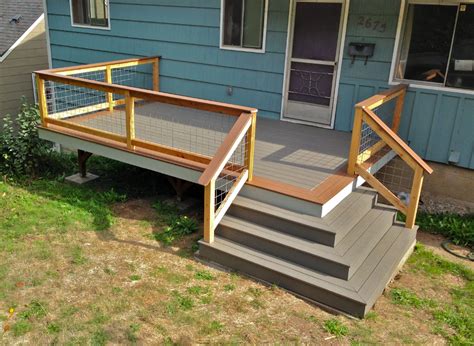 angled deck stairs - Google Search in 2020 | Diy front porch, Diy ...