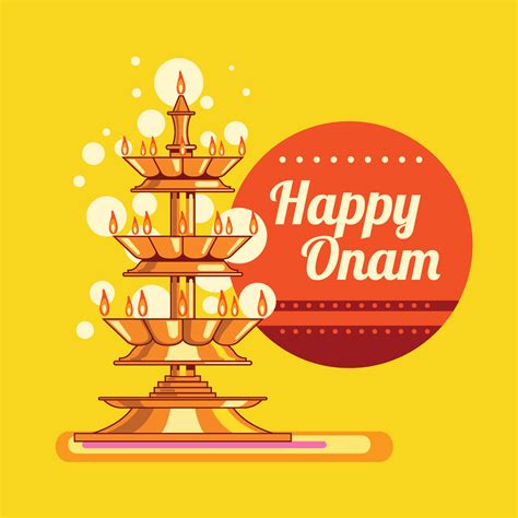 Happy Onam Greeting Card 209159 Vector Art at Vecteezy