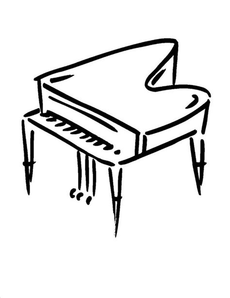 Free Piano Outline Cliparts, Download Free Piano Outline Cliparts png images, Free ClipArts on ...