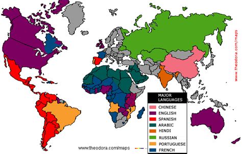 Language Maps - Linguistic, Economy, Geography, Climate, Natural Resources, Current Issues ...