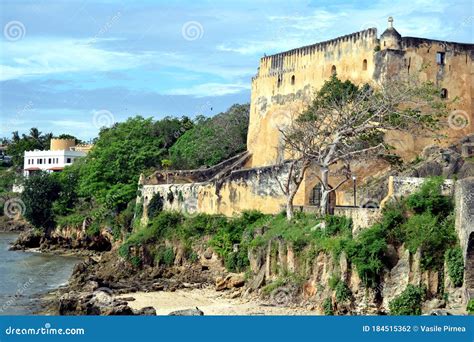 Fort Jesus in Mombasa Kenya Stock Photo - Image of times, rest: 184515362