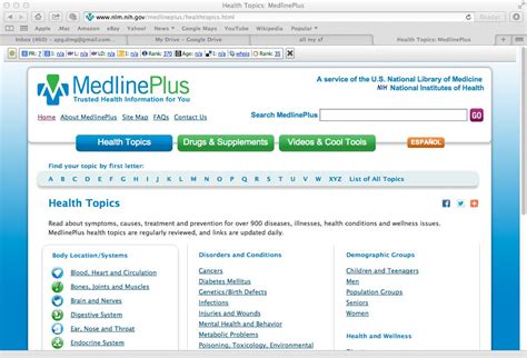 Government websites you should know about: Medline Plus