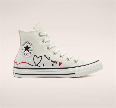 Made With Love Chuck Taylor All Star Unisex High Top Shoe. Converse.com