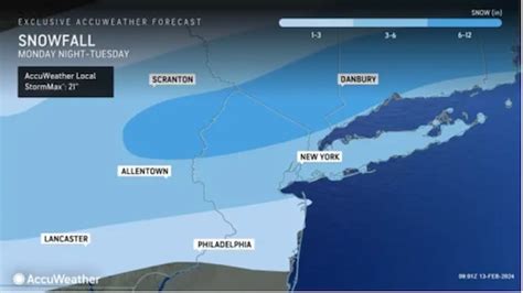 N.J. weather: Expect 6 to 12 inches of snow across half of state ...