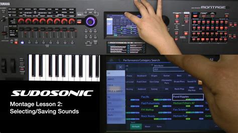 Yamaha Montage Lesson #2 (Selecting/Saving Sounds) - YouTube