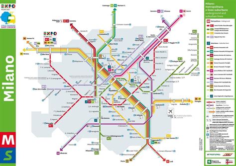 Milan central station map - Milan centrale station map (Lombardy - Italy)