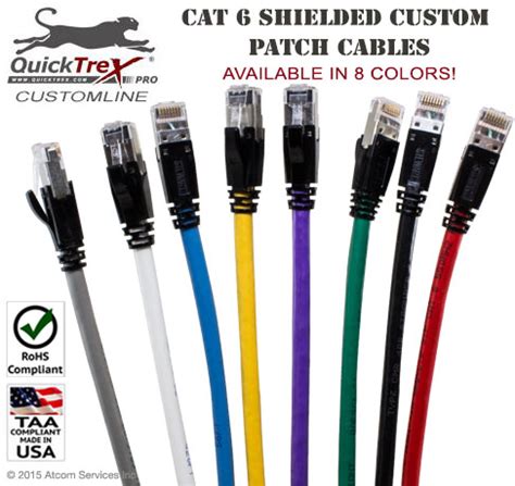 Patch Cables | Cat 6E Shielded Cables | Cat 6 Cable