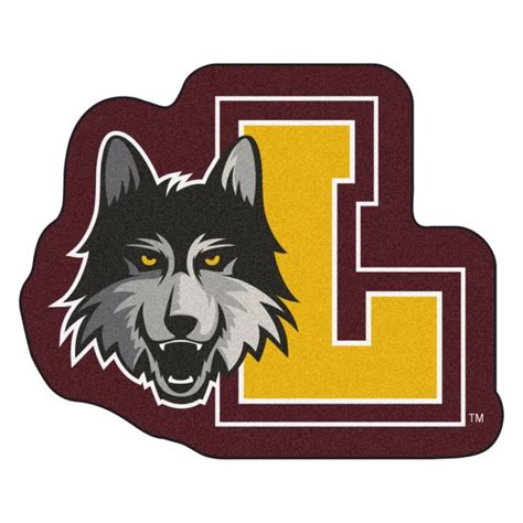 FanMats® 24502 - Loyola University Chicago 30" x 30.4" Mascot Floor Mat with "Wolf Head & L ...