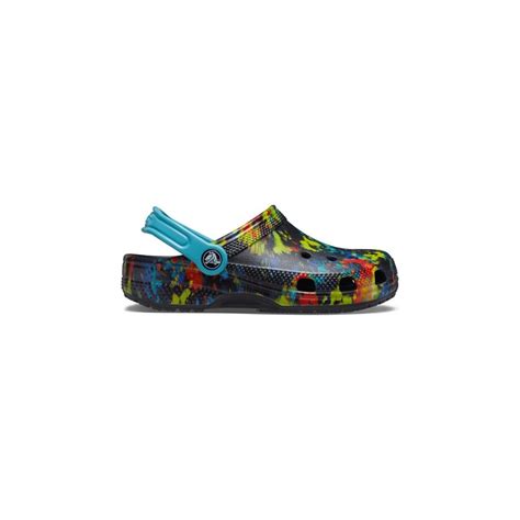 Crocs Kids Classic Shoe Tie Dye Turquoise Tonic Multi - Kids from Jellyegg UK