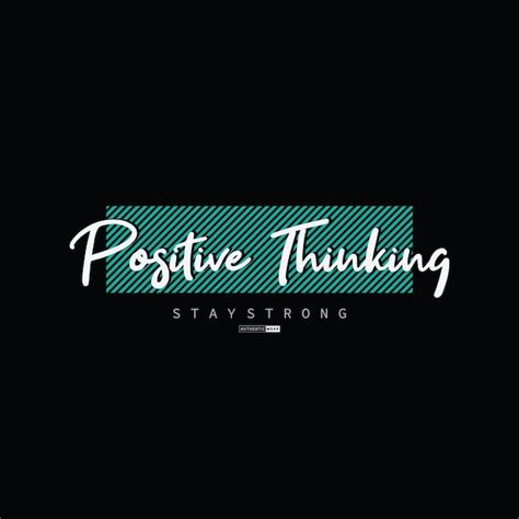 Premium Vector | Positive thinking typography slogan for print t shirt ...