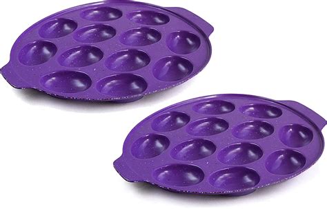 Amazon.com: Zak Designs Grape Sprinkles 12 Egg Serving Tray, Set of 2 ...