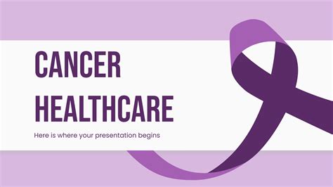 Cancer Healthcare Center Google Slides & PowerPoint template