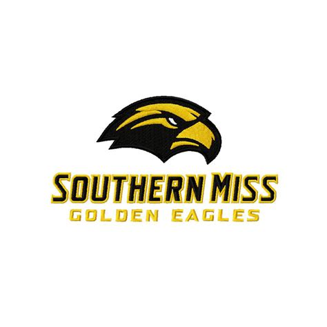 Southern Miss Golden Eagles embroidery design INSTANT download