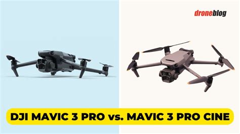 DJI Mavic 3 Pro vs. Mavic 3 Pro Cine (Here’s My Choice) - Droneblog